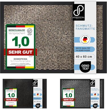 Commercial Grade Entrance Mat - 90x150cm - Non-Slip, Weatherproof, Washable Entrance Mat for Indoor/Outdoor Use