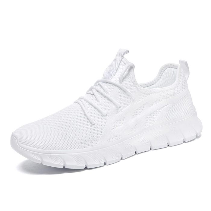 Жіночі кросівки для бігу та ходьби, Slip-On, сітка, білі, 38 EU