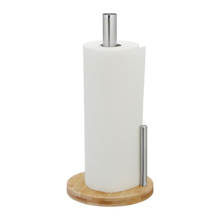 Relaxdays Roll Towel Holder with Roll-Off Stop