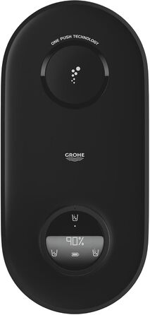 GROHE Blue Fizz Набір для газованої води (3 рівні газування, без CO2 балона, 1x 0,85л пляшка + засіб для чищення), 31943K00 (2x 0,85л пляшка | 1x CO2, з CO2 індикатором, Чорний)