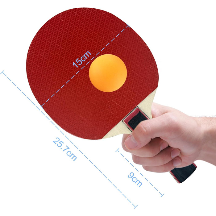 Преміум набір пінг-понгу: 2 ракетки, 3 м'ячі, сумка. Підходить для початківців, досвідчених гравців та сімейного дозвілля