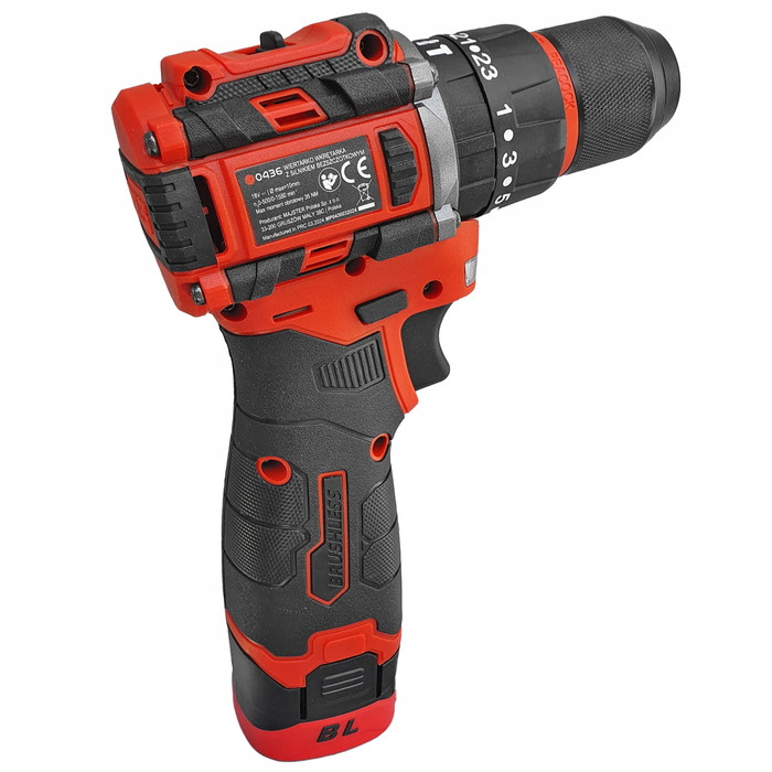 Акумуляторний безщітковий ударний дриль-шурупокрут Majster Pro MP0436