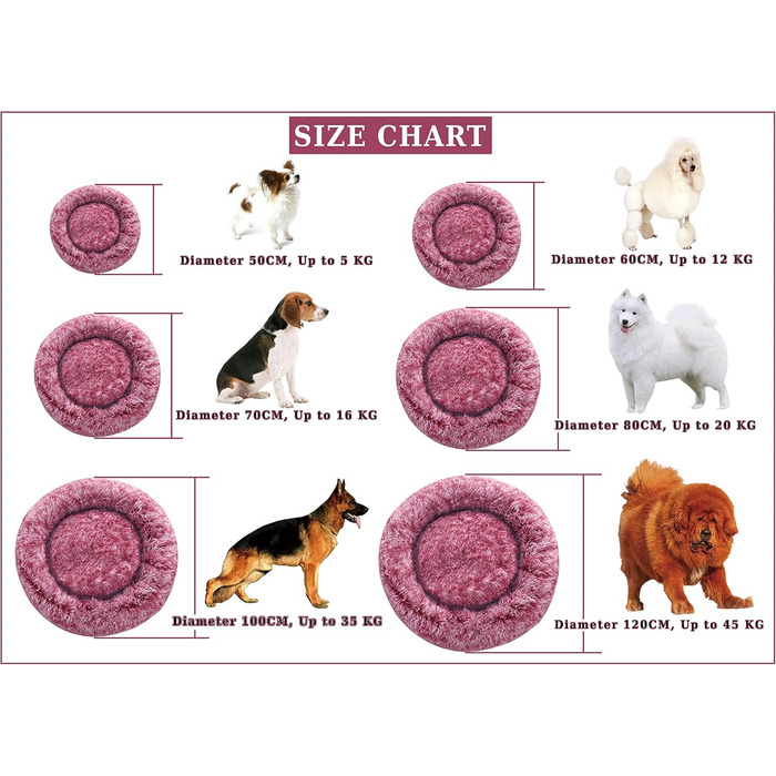 Крісло-гніздо для собак XXXL, Рожеве. Крісло-лежанка для собак з антистресовим покриттям, знімний та пральний чохол, 115 см