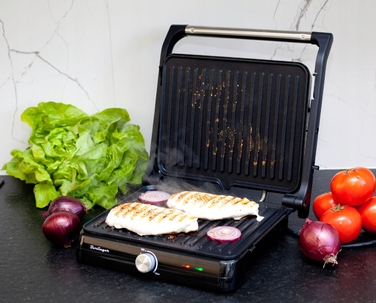 Електричний гриль Berlinger MAX-2400-W 2400 Вт, розкладний на 180°