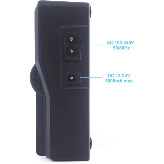 Зарядний пристрій Baxxtar PRO NP-F з LCD-дисплеєм (подвійне заряджання) для акумуляторів NP-F550, NP-F570, NP-F750, NP-F970, NP-FM500H