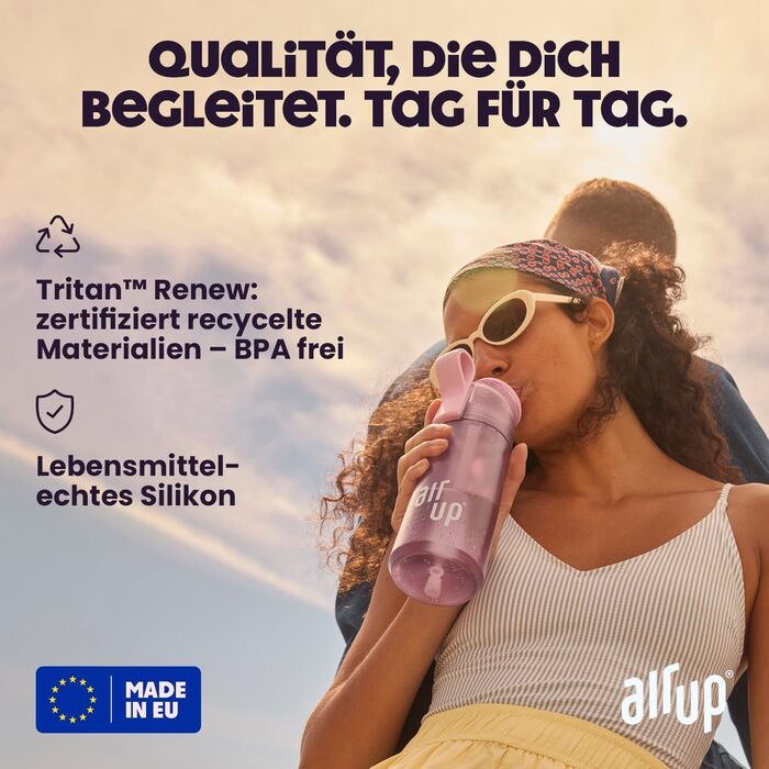 Пляшка air up Twist Pro 600 мл, стартовий набір з 5 смаками (Зелена шавлія) | Без цукру, сумісна з посудомийною машиною, BPA-free