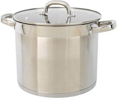 Пароварка Salter Timeless 3-рівнева – 18 см, нержавіюча сталь, 9 літрів, з антипригарним покриттям та скляною кришкою, для індукційних плит