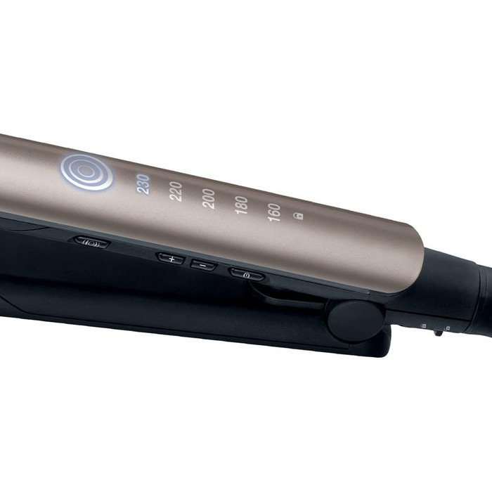 Випрямляч для волосся Remington S8593 Keratin Protect: професійний, з датчиком захисту, кератин-керамічне покриття з мигдалевою олією, цифровий дисплей, 160-230°C