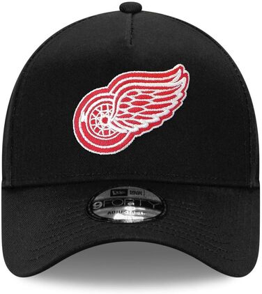 Кепка бейсболка New Era 9Forty A-Frame NHL Detroit Red Wings чорна, оригінальна, для фанатів хокею
