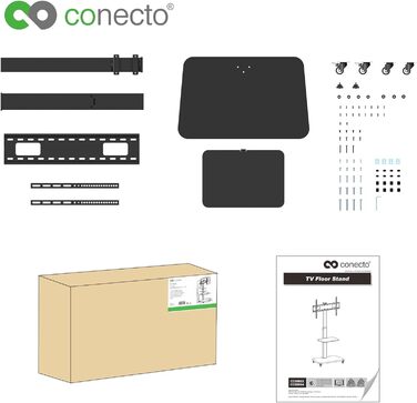 Підставка для телевізора conecto SA-CC50864 (чорна) 37-75