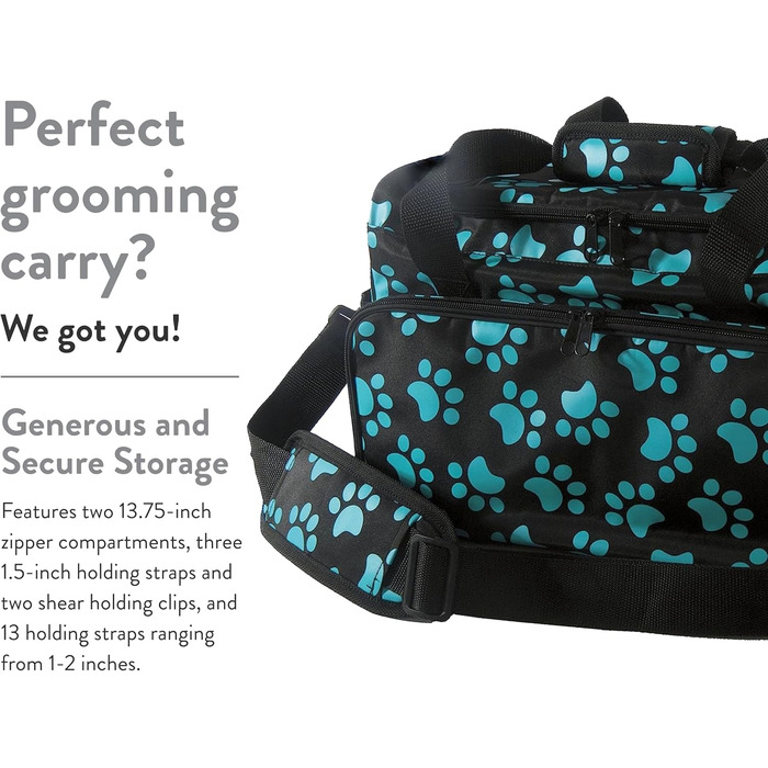 Чемоданчик для грумінгу Wahl Professional – 72 см, блакитний, з відділенням для аксесуарів – для грумерів собак, котів та інших тварин