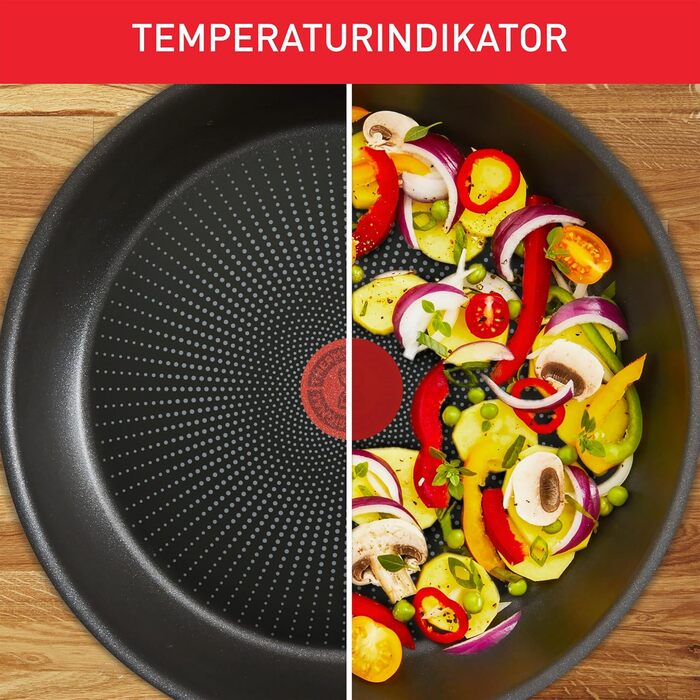 Сковорода Tefal Recycled On 24 см з антипригарним покриттям, індукційна, чорна