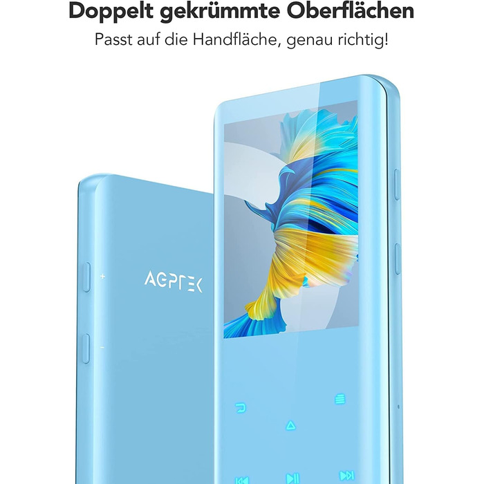 MP3 плеєр AGPTEK 32GB з Bluetooth 5.0, 2.4