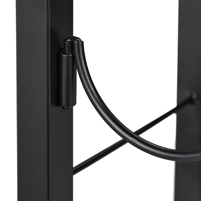 Relaxdays Black Wine Rack for 9 Bottles
