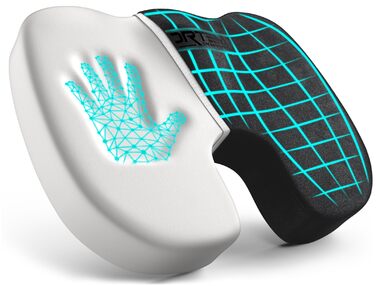 Крісло-подушка FORTEM з Memory Foam: для офісу, геймінгу, авто. Зручне, з антиковзким покриттям, чорний велюр, великий розмір