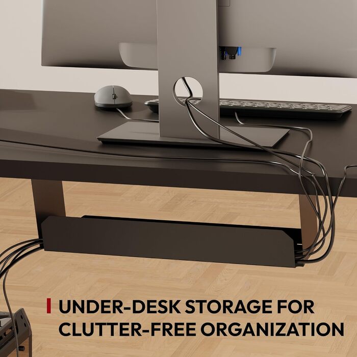 SANODESK Electric Standing Desk with Memory - 120x60cm White & Black