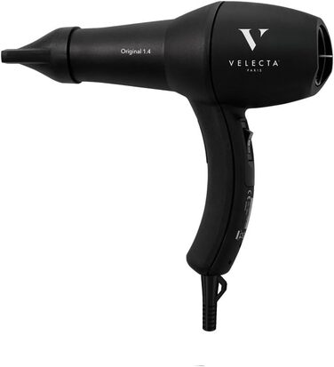 Професійний фен Velecta Paris Original 1.4 Velours чорного кольору
