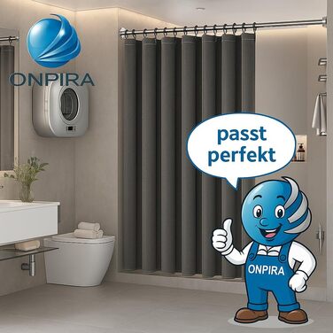 Розсувна штанга для карнизів Onpira® без свердління – телескопічна штанга 125-240 см, нержавіюча сталь, 3 кольори (білий, чорний)