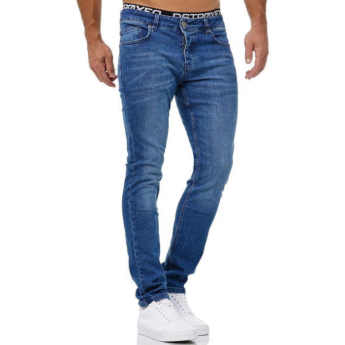 Чоловічі джинси Merish Slim Fit Stretch Denim 9148-2100 (32W/32L, синій 1509-2)