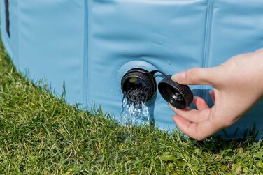 Басейн для собак TRIXIE 70x12 см, блакитно-сірий, без надування, з неслизьким дном