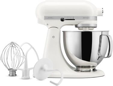 Планетарний міксер KitchenAid Artisan 4,7л, колір порцеляново-білий