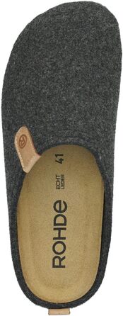 Чоловічі тапочки Rohde з змінним устілкою, сірі (41 EU)
