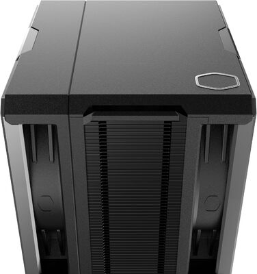 Cooler Master Hyper Hyoer 612 Apex: Повітряний кулер для CPU з чорним алюмінієвим покриттям, 4 теплові трубки, вентилятор MF120 Halo2 ARGB, підтримка LGA1700 & AM5, ARGB-виявлення, V2