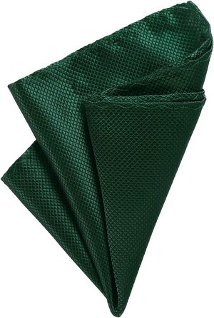 Метелик чоловічий DonDon з нагрудною хусткою, регульований розмір, темно-зелений колір