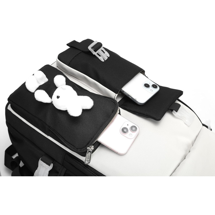 Шкільний рюкзак для дівчаток Joymoze: стильний, місткий, чорний | Рюкзак для підлітків