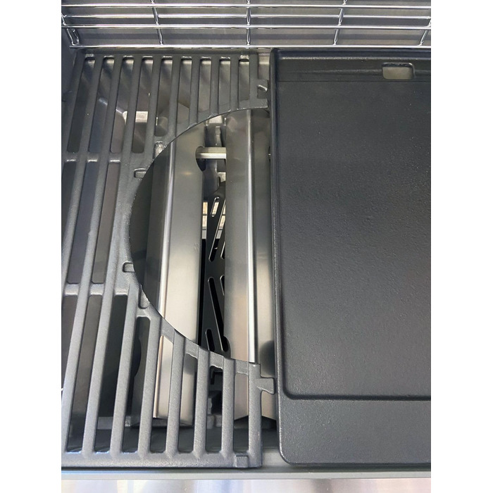 Чавунна решітка Grillfürst для газових грилів з системою GBS, 30x12,9 см – змінна або додаткова решітка для газового чи вугільного гриля, товщина прутків 11 мм