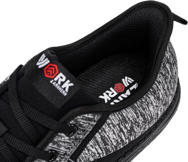 Черевики робочі чоловічі LARNMERN, захисні черевики з металевим носком, легкі, зручні, для скейтбордингу, амортизація, сірі, чорні, 42.5 EU