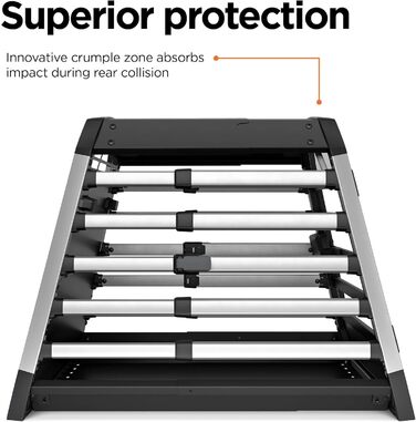 Трейлер для собак Thule Allax XL (Чорний/Алюміній) - переносна переносна клітка для собак в автомобіль