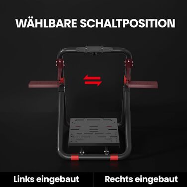 Стійка для керма RACGTING сумісна з Logitech G923, G920, G29, G27, G25 та Thrustmaster T248X, T248, T300Rs, TX, T150, PS4, PS5, Xbox, чорна