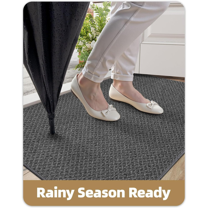 Тонкий килимок для входу COLOR&GEOMETRY, протибрудний та протиковзкий килим у передпокій, вологостійкий підкладник для дверей