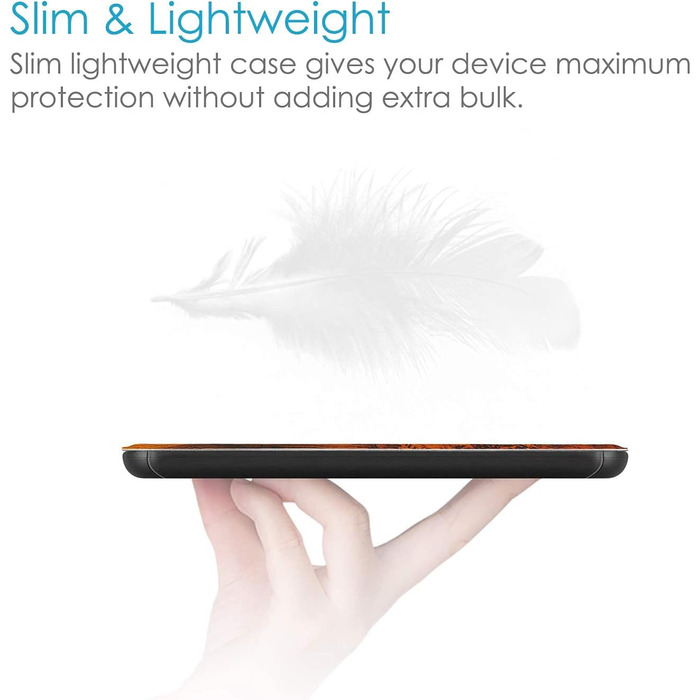 Водонепроникний чохол Fintie для Kindle Paperwhite 10 (2018) з авто-сон/пробудженням, квітковий принт Hibiscus