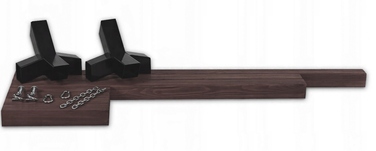 Гамак з стійкою Comfort Zone, коричневий, навантаження до 200 кг, 330 x 150 см