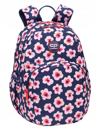Багатовідсіковий шкільний рюкзак CoolPack (синій, помаранчевий, рожевий), 27 л
