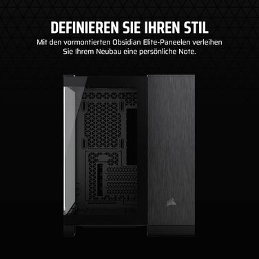 Корпус для ПК CORSAIR 2500X Obsidian mATX з двокамерним дизайном та підтримкою зворотного підключення материнської плати
