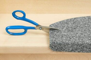 Ступінчасті килимки Kettelservice-Metzker Ramon MW напівкруглі, антрацит, 65x21x3,5 см, набір з 15 шт.