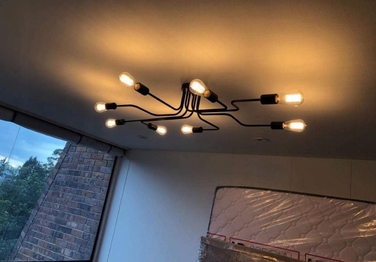 Підвісна стельова люстра FRIDEKO HOME, 8 точок освітлення, цоколь E27