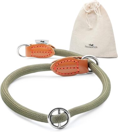 Нашийник для собак Freudentier Zugstopp - для ретріверів, малі, середні та великі породи (лісовий зелений, M)