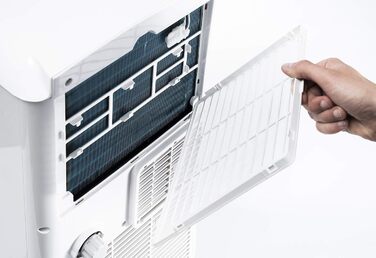 Мобільний кондиціонер Olimpia Splendid Dolceclima 8 WWB: охолодження, осушення, вентиляція (2.1 кВт, 8000 BTU, Клас A)