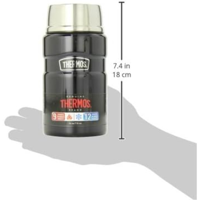 THERMOS Контейнер для їжі Stainless King, вакуумна ізоляція, 680 мл, Midnight Blue