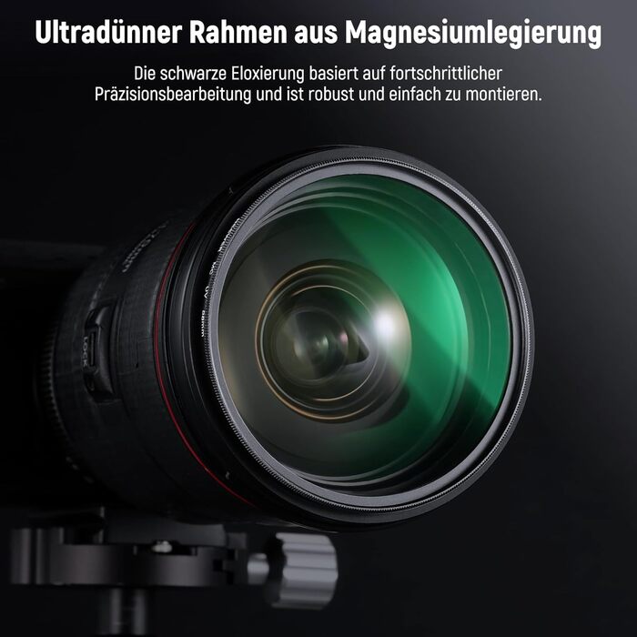 Набір фільтрів для об'єктива камери NEEWER 58mm: UV, CPL, ND8 - захист, поляризація, нейтральний фільтр