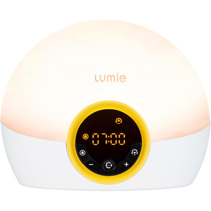 Lumie Bodyclock Rise 100 Alarm Clock with Sunrise and Sunset Simulation, White