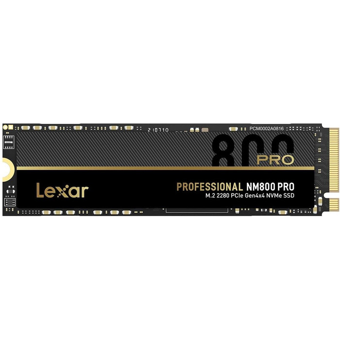 Lexar SSD Professional NM800 Pro 1TB M.2 2280 PCIe Gen4 NVMe - Швидкий диск для професіоналів