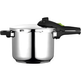 Каструля-скороварка Fagor Rapid Xpress 6 л, індукція, нержавіюча сталь 18/10, для всіх типів плит, з термодифузором, 2 режими тиску, 5 систем безпеки