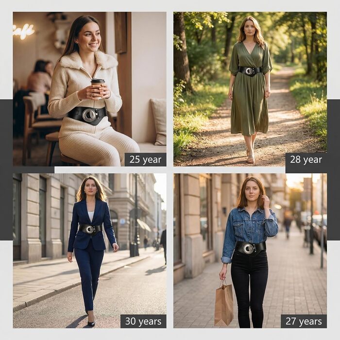 Жіночий шкіряний пояс широкий 60мм, еластичний, чорний/червоний, розміри 65-160см. Стильний пояс для сукні