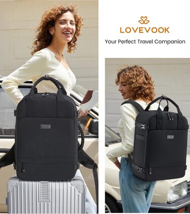 LOVEVOOK Рюкзак для ручної поклажі, жіночий, 15.6