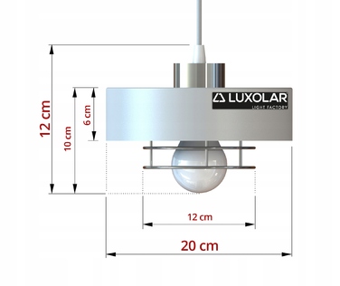 Підвісна люстра Luxolar 760 на 3 цоколі E27